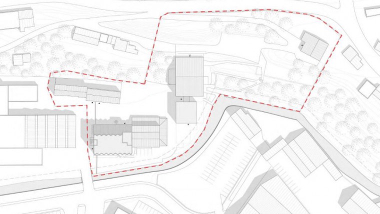 Plan de masse terrain